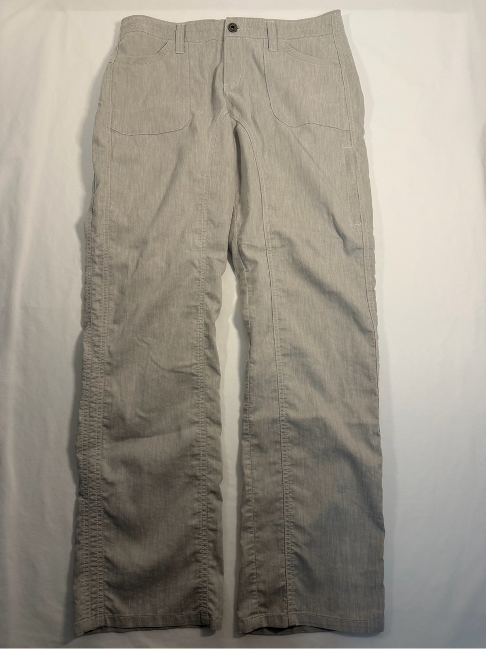 Kuhl Women's Light Khaki Straight-Leg Trousers
